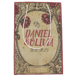 Brawn Vintag Classic Wedding Mittlere Geschenktüte