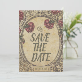 Brawn Vintag Classic Wedding Save The Date