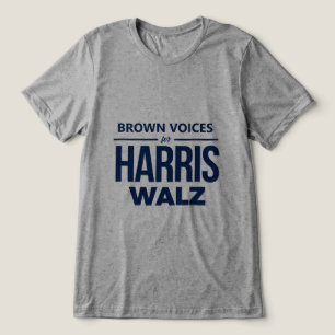 Brawn Voices für Harris Walz Tri-Blend Shirt