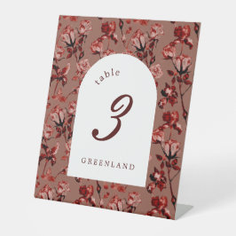 Brawn Wild Botanical Maximalism Hochzeit im Herbst Sockelschild