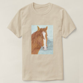 Brawn Wild Horse Blue Mountain Lake - Acryl. T-Shirt