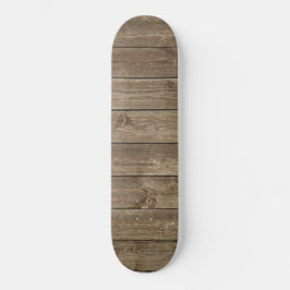 Brawn Wood Grain Pattern Zen Skateboard