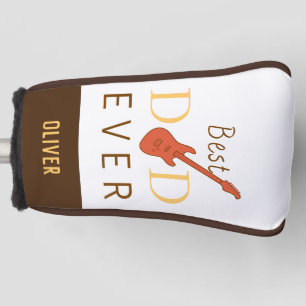 Brawn Yellow Orange Moderne Gitarre Bester Vater j Golf Headcover