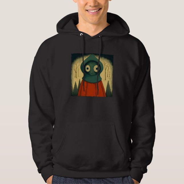 Braxie 1952 Creepy Alien Cryptid Legend Flatwoods  Hoodie (Vorderseite)