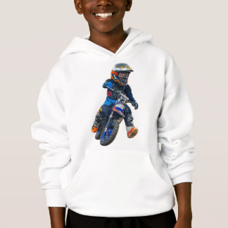 Braxton #18 Michigan MX Boyz White Hoodie - Jugend
