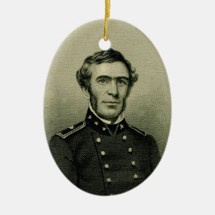 Braxton Bragg Keramik Ornament