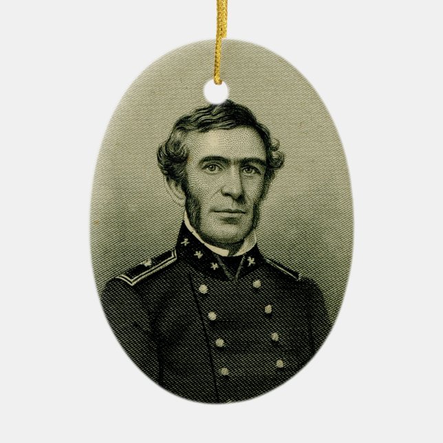 Braxton Bragg Keramik Ornament (Vorne)