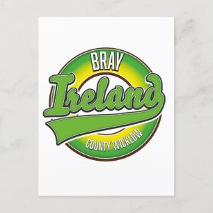 Bray County Wicklow Irland. Postkarte