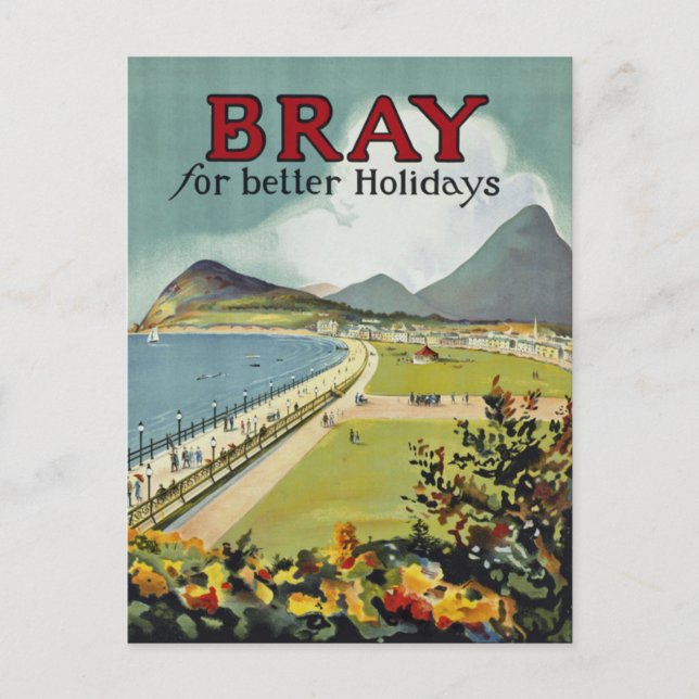Bray ~ für bessere Ferien Postkarte (Vorderseite)