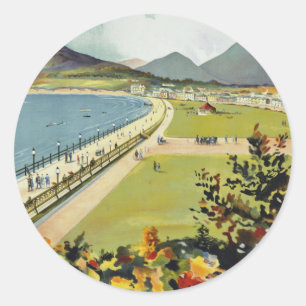 Bray ~ für bessere Ferien Runder Aufkleber