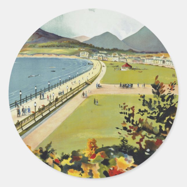 Bray ~ für bessere Ferien Runder Aufkleber (Vorderseite)