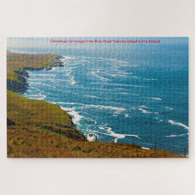 Bray Head Valentia Island Kerry Irland. Jigsaw Pu Puzzle (Horizontal)