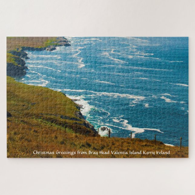 Bray Head Valentia Island Kerry Irland. Jigsaw Pu Puzzle (Horizontal)