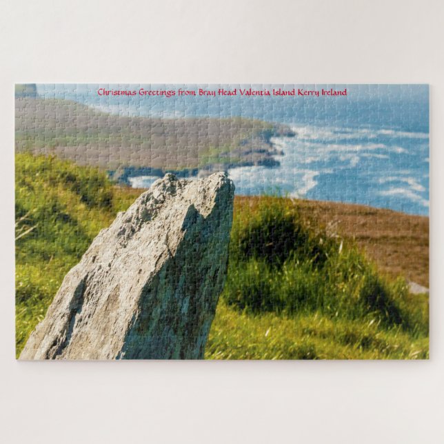 Bray Head Valentia Island Kerry Irland. Jigsaw Pu Puzzle (Horizontal)