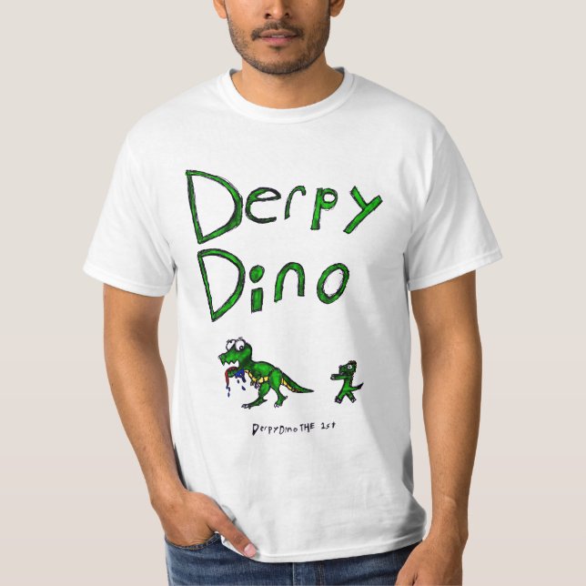 Brayden Harringtons Derpy Dino T-Shirt (Vorderseite)