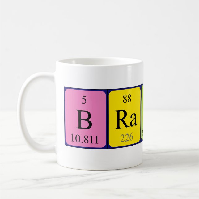 Braylin Periodenname Tasse (Links)