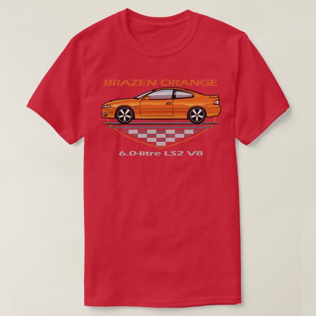 Brazen Orange T-Shirt (Design vorne)