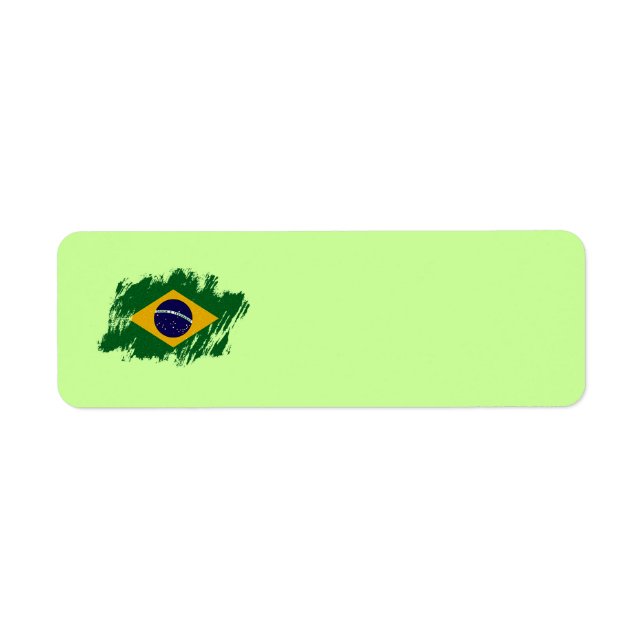 BRAZIL-Adressenkennzeichen (Vorne)