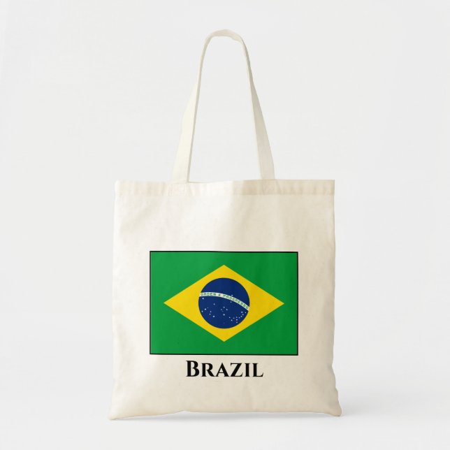 Brazil (Brazilian) Flag Tragetasche (Vorne)