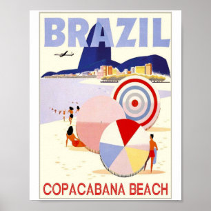 BRAZIL COPACABANA POSTER