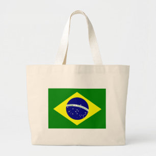Brazil Flag bag Jumbo Stoffbeutel
