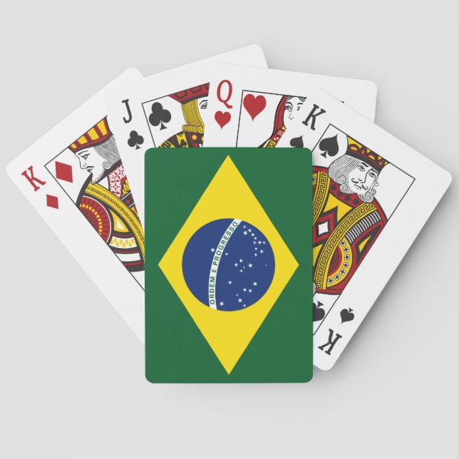 Brazil flag spielkarten (Rückseite)