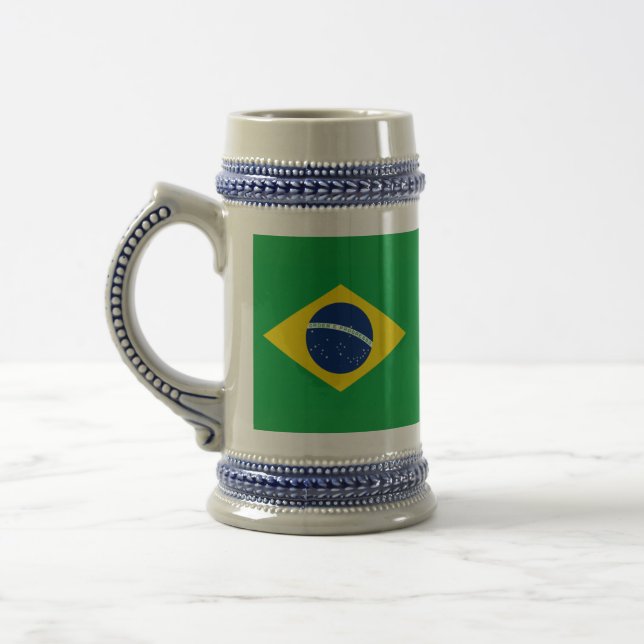 Brazil Flag World Cup 2026 Football Brasil Soccer Bierglas (Links)