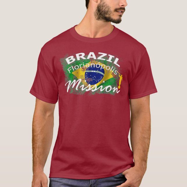 Brazil Florianopolis Mormon LDS T-Shirt (Vorderseite)