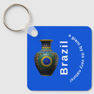 Brazil Giant Nature Mandala - Round Keychain Schlüsselanhänger