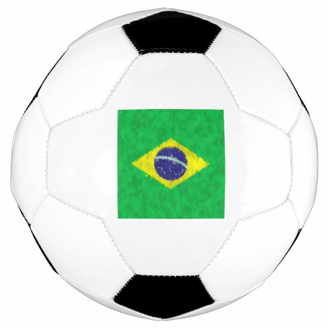 Brazil Oil Painting Drawing Fußball (Vorderseite)
