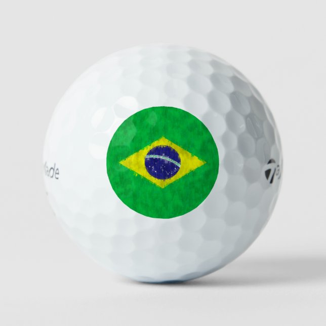 Brazil Oil Painting Drawing Golfball (Vorderseite)