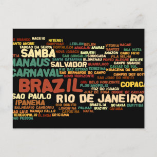BRAZIL Postcard Postkarte