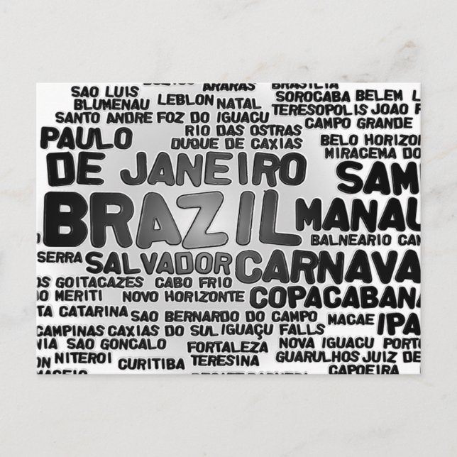 BRAZIL Postkarte (Vorderseite)