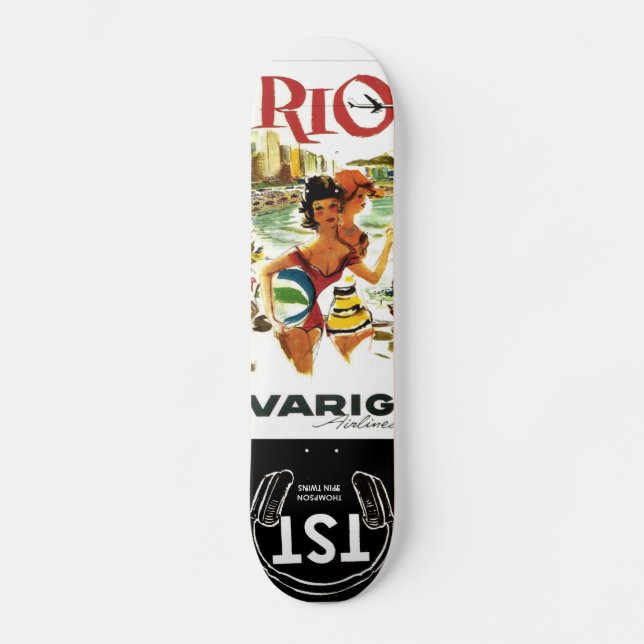 BRAZIL RIO Skateboard (Vorderseite)