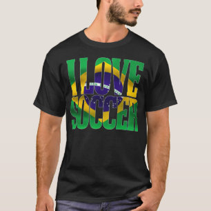 Brazil Soccer Design Brazil soccer fan T-Shirt