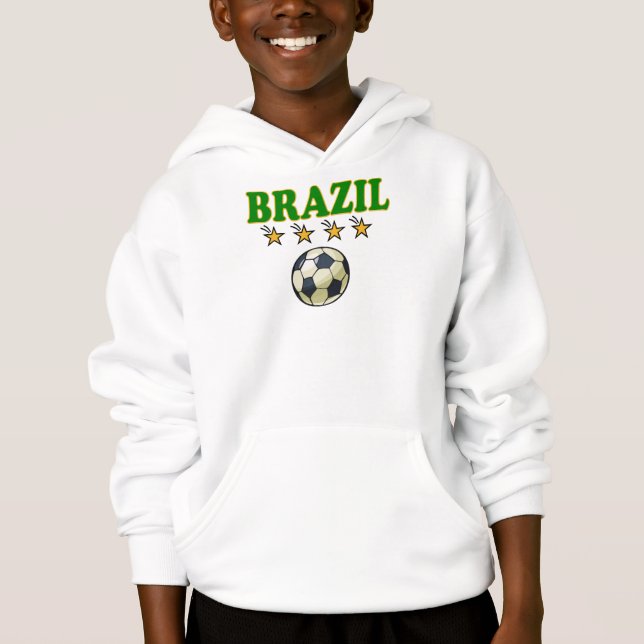 Brazil Soccer Hoodie (Vorderseite)