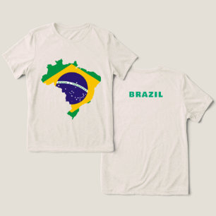 BRAZIL Special Geschenk Schwarz Tourist Classic Tri-Blend Shirt