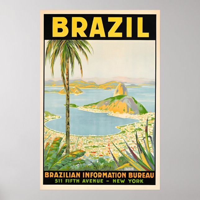 Brazil - Vintage Travel Poster Prints (Vorne)