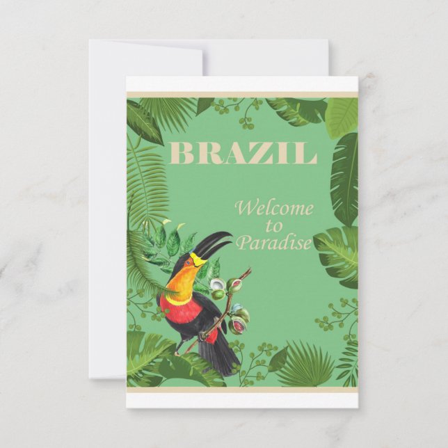 Brazil - Welcome To Paradise Save The Date (Vorderseite)