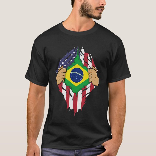BRAZILIAN FLAG BRAZIL Men Women Kids T-Shirt (Vorderseite)