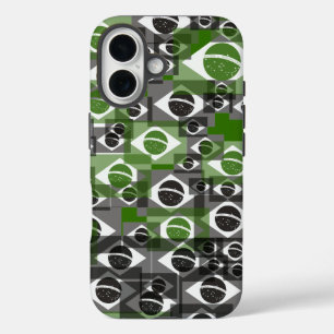 Brazilian flag pattern iPhone 16 hülle