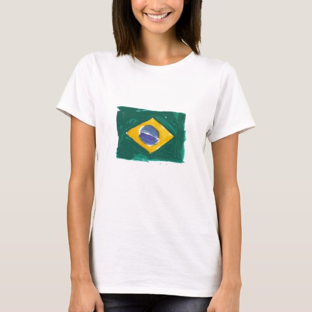 Brazilian flag T-Shirt (Vorderseite)