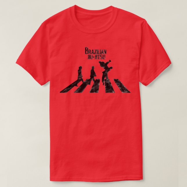 Brazilian Jiu Jitsu Abbey Road T-Shirt (Design vorne)