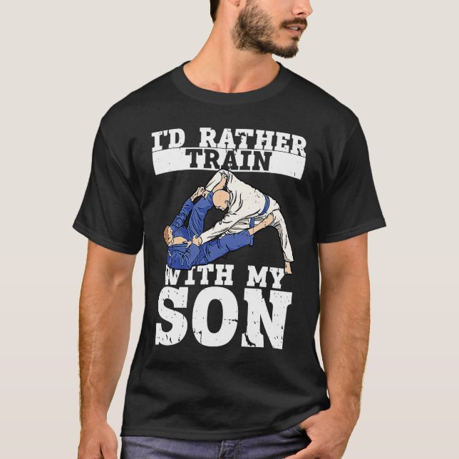 Brazilian Jiu Jitsu Dad BJJ Mixed Martial Jiu Jits T-Shirt (Vorderseite)