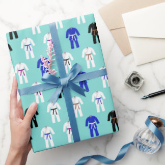 Brazilian Jujitsu Jiu Jitsu BJJ Pattern Geschenkpapier