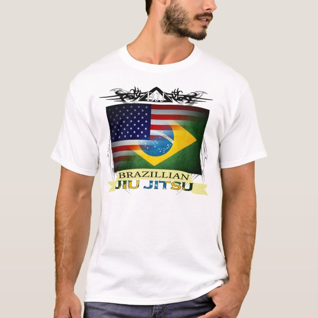 Brazillian Jiu Jitsu kennzeichnet T - Shirt (Vorderseite)