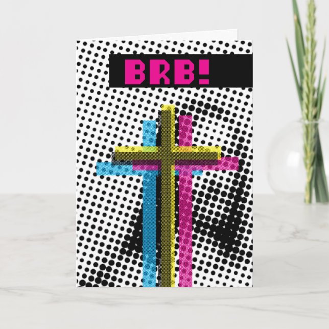 BRB! FEIERTAGSKARTE (Vorderseite)