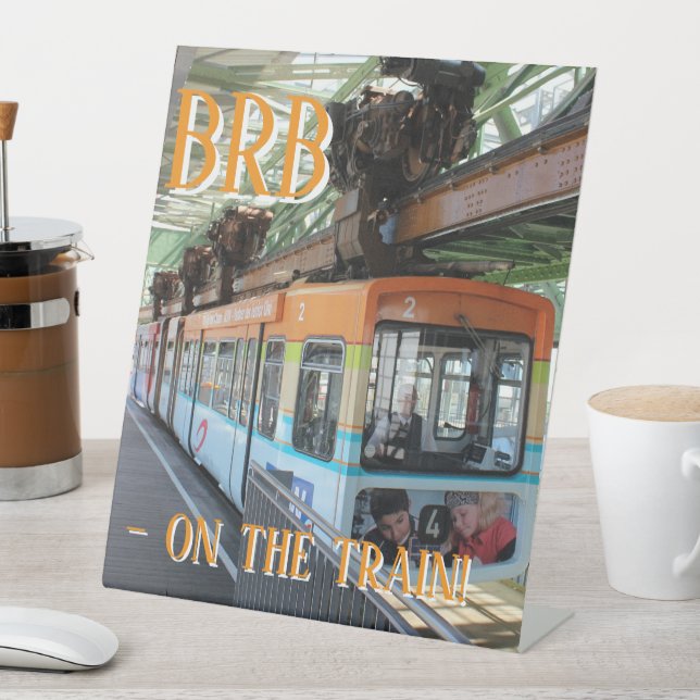 BRB im Zug Wuppertal Sockelschild (In Situ)