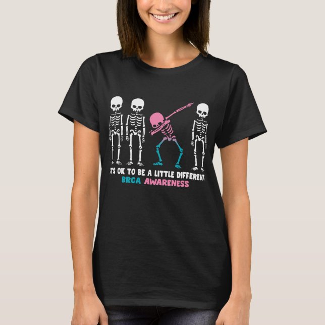 Brca Warrior Awareness Fight Breast T-Shirt (Vorderseite)