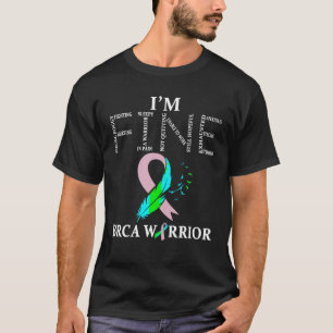 BRCA Warrior I m Fine Brustkrebs Awareness T Sh T-Shirt